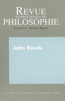 Revue internationale de philosophie n.237 - john rawls