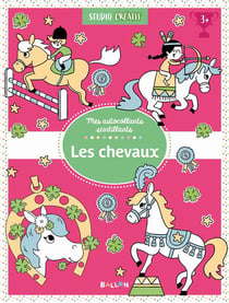 Studio créatif - mes autocollants scintillants - les chevaux