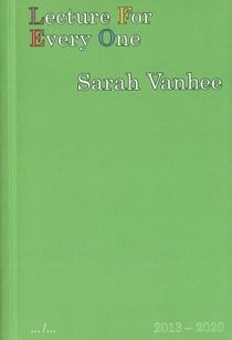 Sarah vanhee lecture for every one