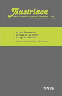 AUSTRIACA n.96 : Jacques Bouveresse, philosophe « autrichien » au pays de Descartes