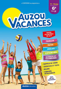 Cahier de vacances : Auzou vacances - de la 6e à la 5e