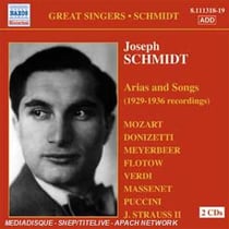 Joseph Schmidt, Tenor Airs & Melodies