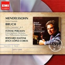 Mendelssohn : concerto pour violon - bruch : concerto pour violon