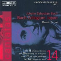 Cantates /vol.14 - bwv 48 -bwv 89 - bwv 109 - bv 148