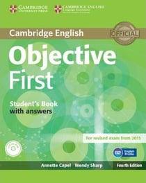 OBJECTIVE FIRST STUDENT BOOK WITH ANSWERS AND CD-ROM - 4TH EDITION