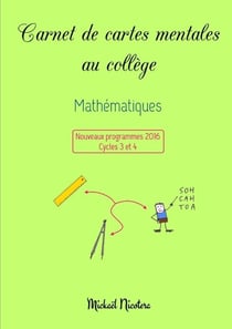 Carnet de cartes mentales au collège - Mathématiques