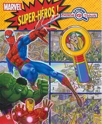 HEROS MARVEL - CHERCHE ET TROUVE AVEC LOUPE INTEGREE - PARES POUR LA BAGARRE