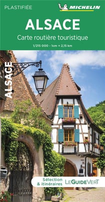 Carte routiere touristique - Alsace