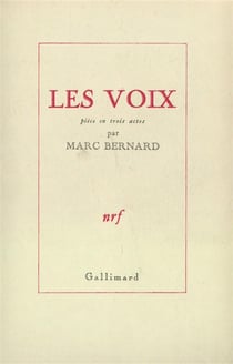 Les voix - piece en trois actes