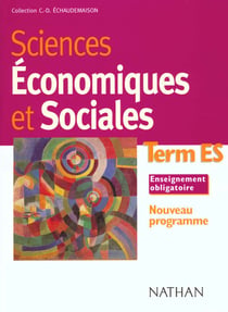 Sciences economique et sociale terminale es eleve