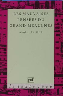 Les mauvaises pensees du grand meaulnes