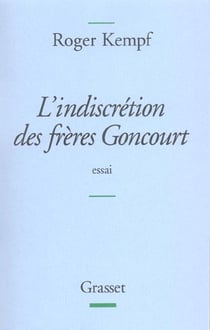 L INDISCRETION DES FRERES GONCOURT FEMINA ESS