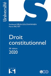 Droit constitutionnel (édition 2020)