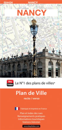 Nancy - plan de ville (édition 2019)