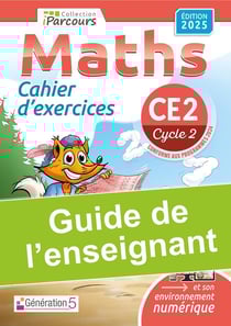 Guide de l'enseignant cahier iParcours maths CE2 (2025)