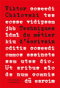 Technique du métier d'écrivain