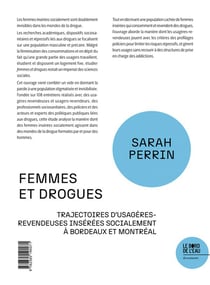 Femmes et drogues : trajectoires d'usagères-revendeuses insérées socialement à Bordeaux et Montréal
