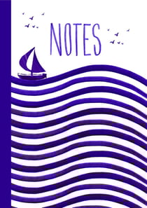 Carnet Marinière Pourpre