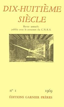 Dix-huitième siècle n.1 : 1969 - mélanges