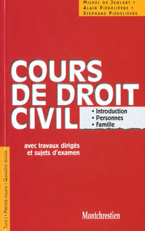 Cours droit civil 1 vol1 personne