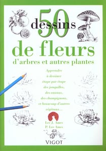 50 dessins de fleurs, d'arbres et autres plantes