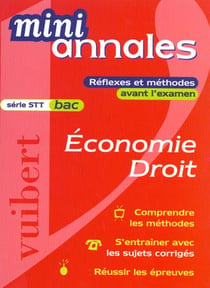 Mini annales economie droit bac stt