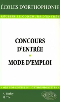 Concours d'entrée - Mode d'emploi