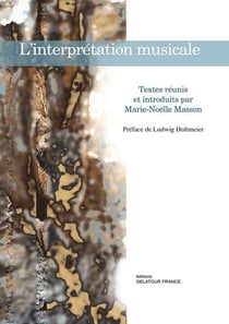 L'interprétation musicale