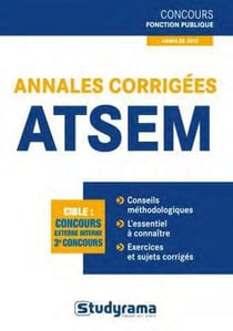 Annales corrigées ATSEM (édition 2012)
