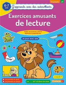 J'apprends avec des autocollants - exercices amusants de lecture
