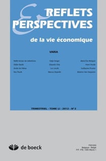 Reflets et perspectives de la vie économique n.2012/2