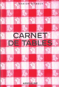 Carnet de tables