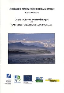 Le domaine marin cotier du pays basque (pyrenees-atlantiques) - carte morpho-bathymetrique et carte