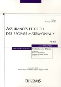 Assurances et droit des régimes matrimoniaux