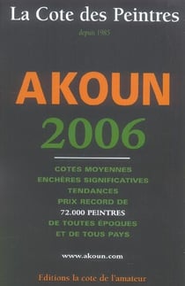 Cote des peintres 2006