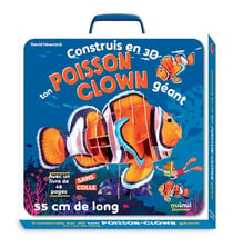 Construis en 3d ton poisson-clown géant