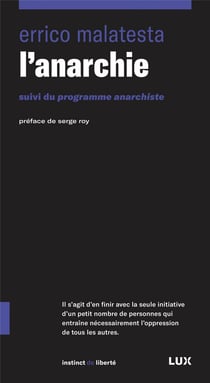 L'anarchie - programme anarchiste