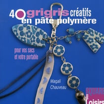 40 grigris crétifs en pâte polymère - pour vos sacs et votre portable