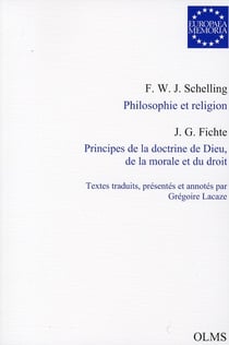 Philosophie et religion - principes de la doctrine de dieu, de la morale et du droit