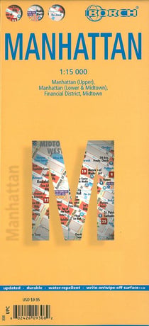 Manhattan (édition 2007) - Manhattan (upper), Manhattan (lower & midtown), financial district, midtown