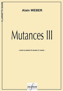 Mutances III pour clarinette basse et piano