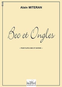 Bec et ongles pour flûte à  bec et guitare