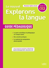 Le nouvel explorons la langue - CE2 - guide pédagogique (édition 2020)