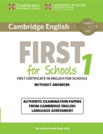 FIRST FOR SCHOOLS 1 STUDENT BOOK