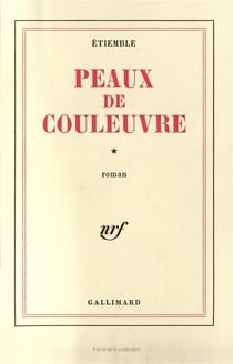 Peaux de couleuvre, i
