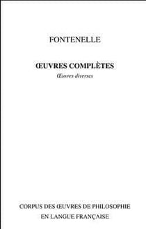 Oeuvres complètes - oeuvres diverses