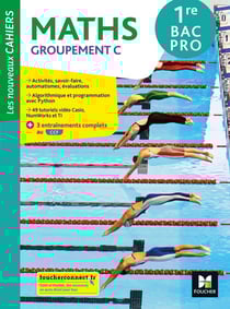 Les nouveaux cahiers : maths - 1re bac pro C - livre élève