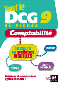 Tout le DCG 9 en fiches - comptabilité - le cours en synthèses visuelles (édition 2023/2024)