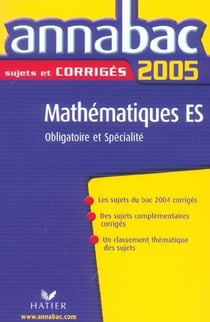 Mathematiques terminale es (edition 2005)