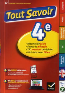 Tout savoir - toutes les matières - 4ème